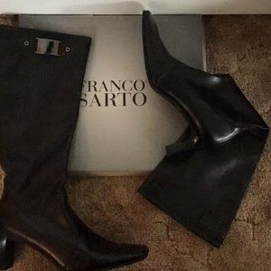 Franco Sarto knee high all leather boots